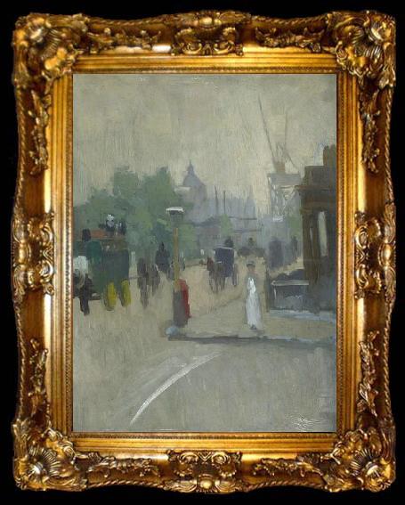 framed  August Neven du Mont Cromwell Road, ta009-2